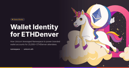 [Case Study] Namespace x Unicorn: Branded Identity for ETHDenver